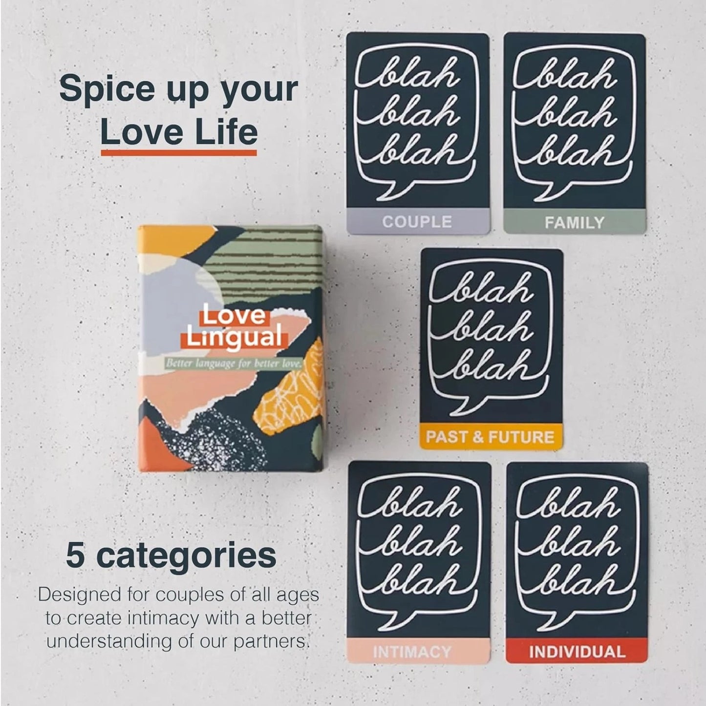 Love Lingual: Card Game Better Language for Better Love - Homeware Hobbies