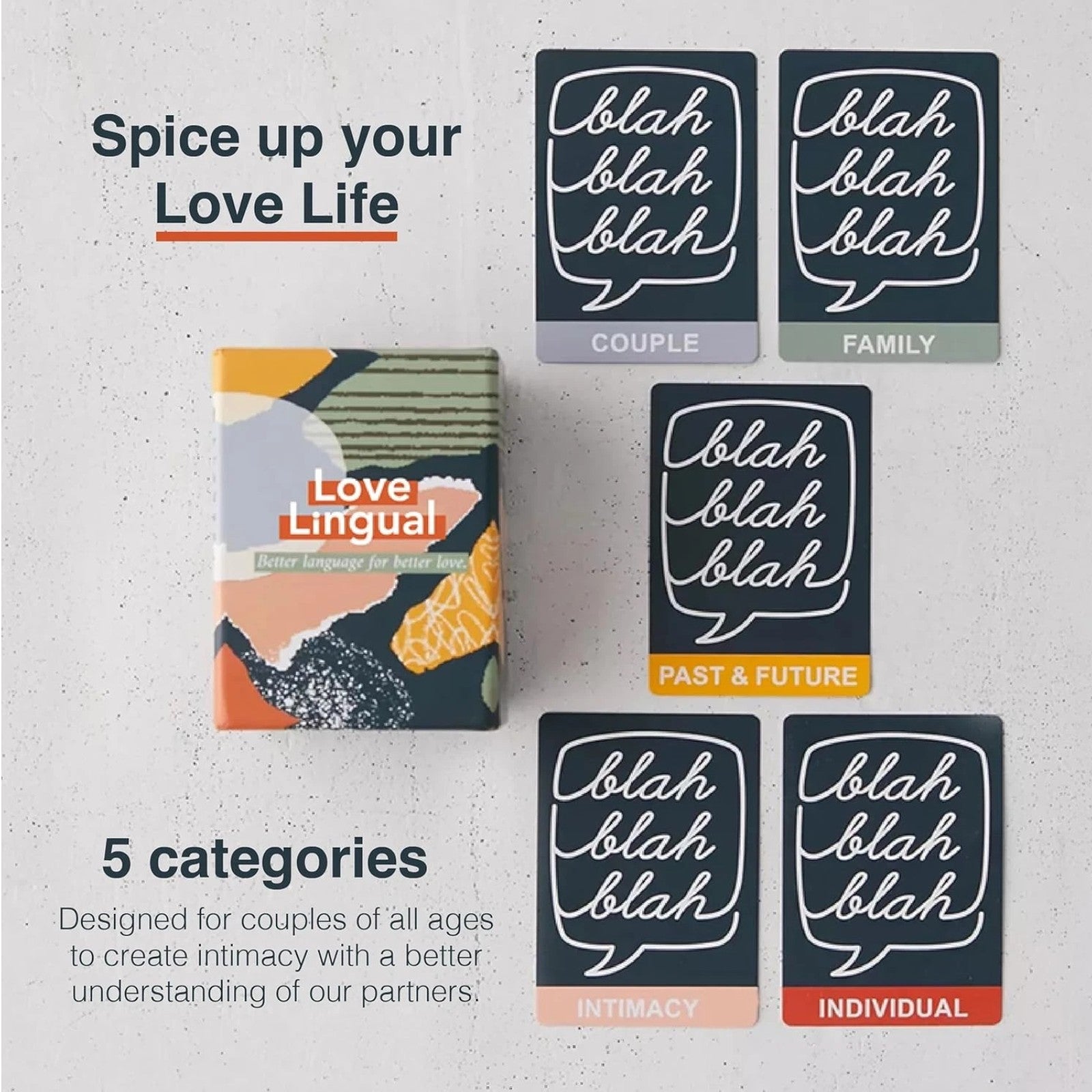 Love Lingual: Card Game Better Language for Better Love - Homeware Hobbies
