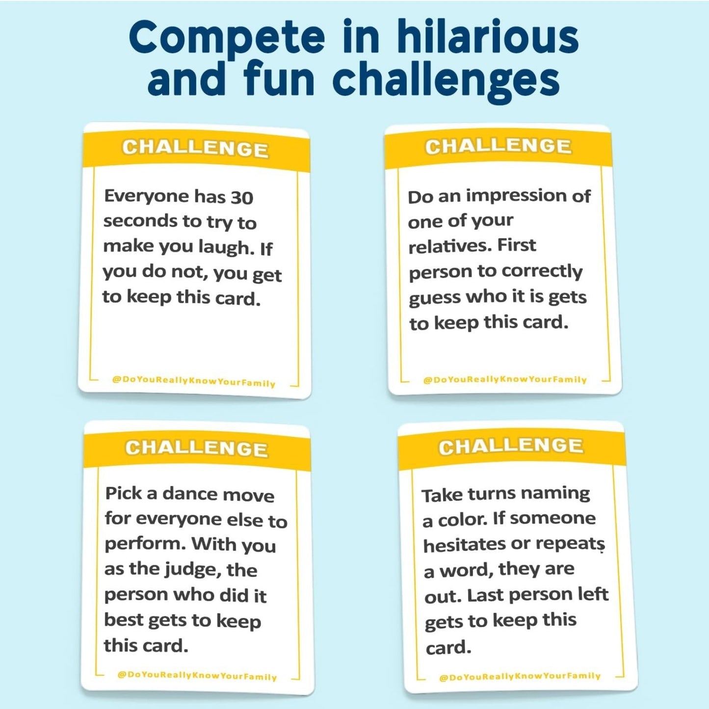 Do You Really Know Your Family Card Game - My Store