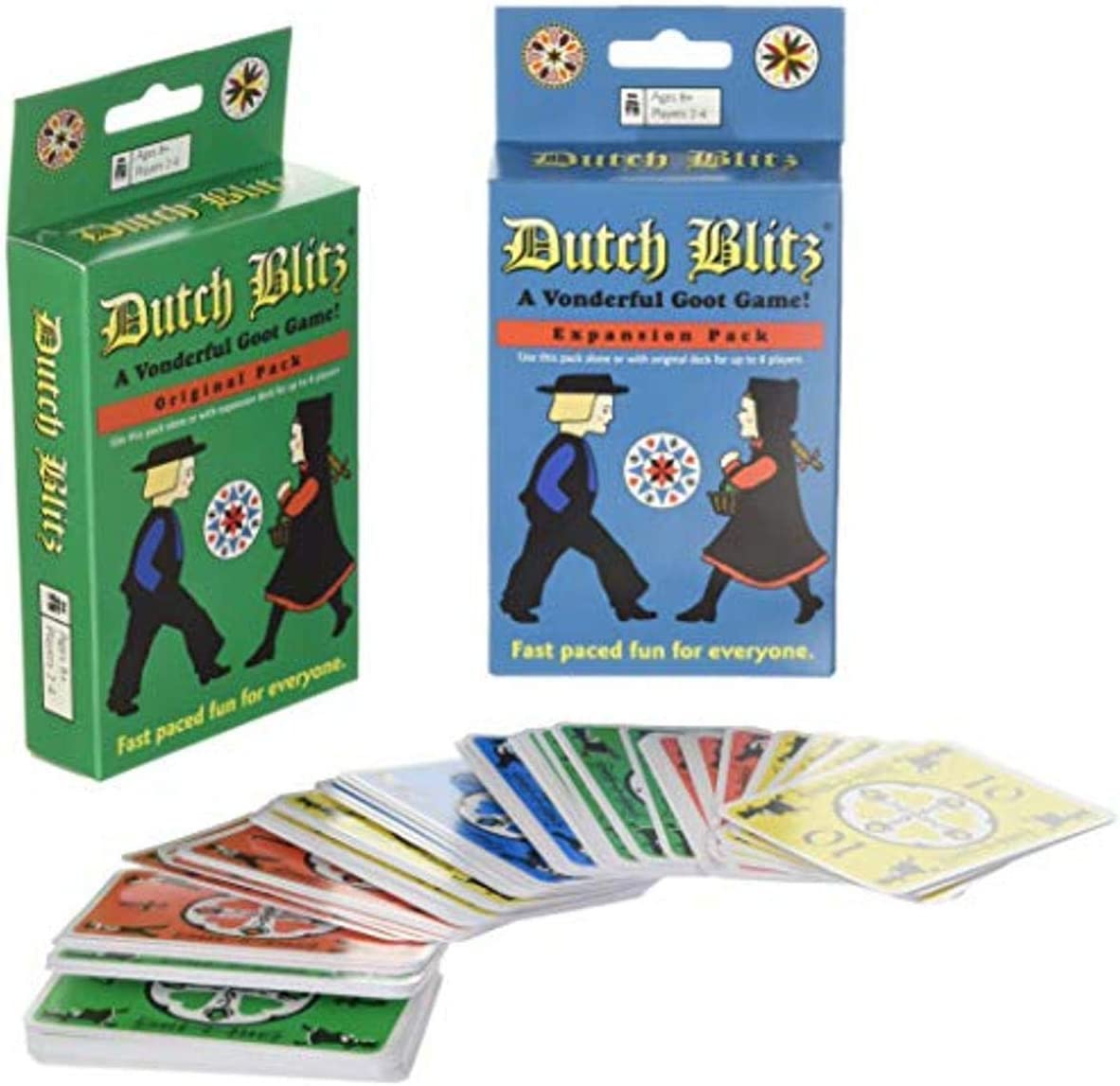Dutch Blitz Original Pack and Expansion Pack Set Card Game Great Family Party