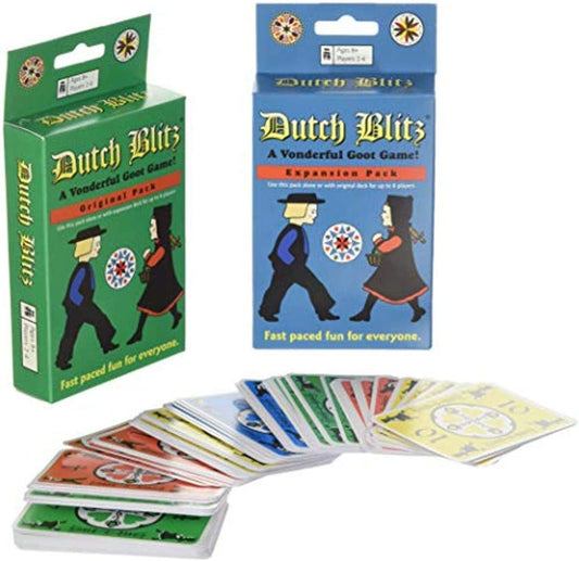Dutch Blitz Original Pack and Expansion Pack Set Card Game Great Family Party