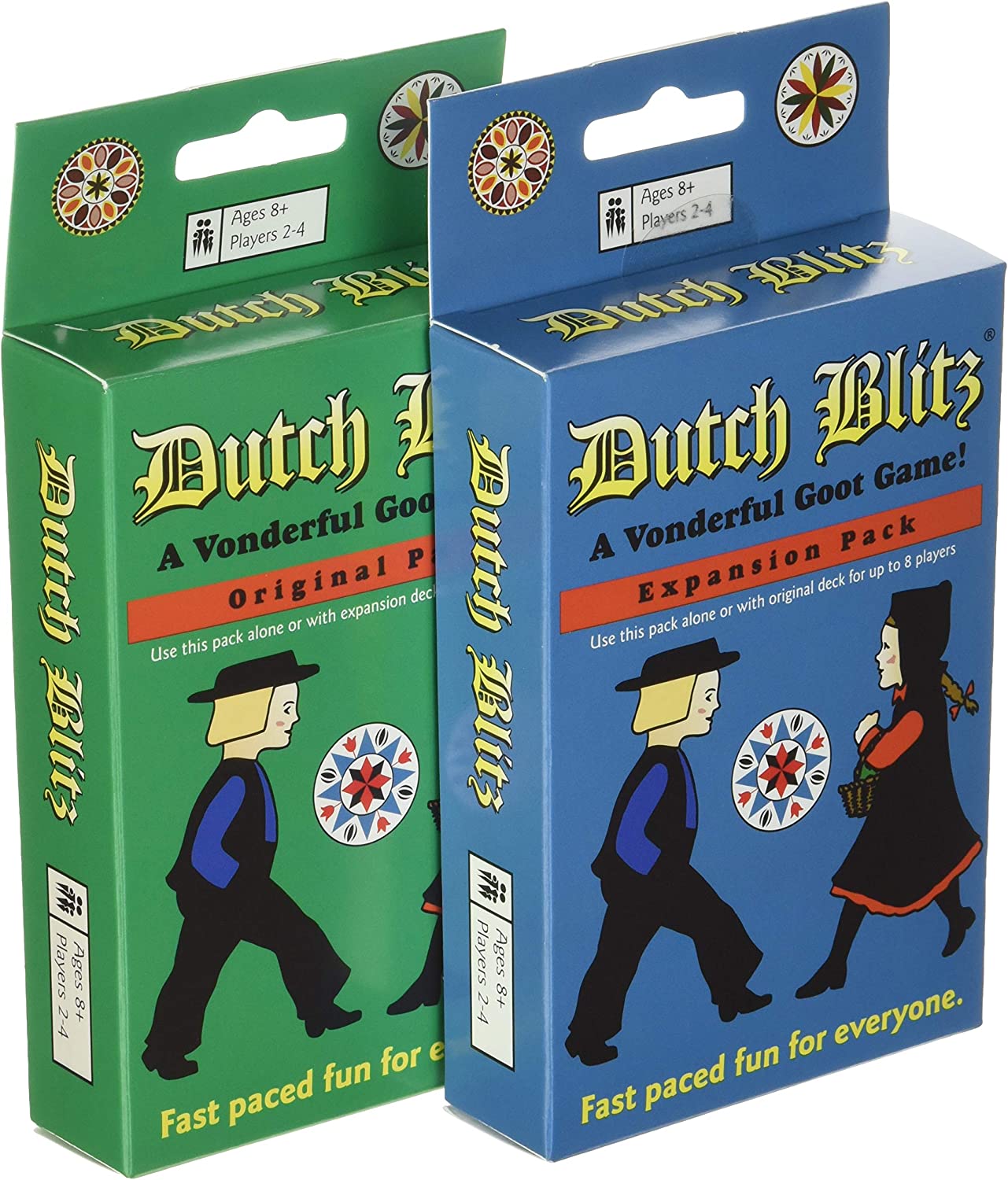 Dutch Blitz Original Pack and Expansion Pack Set Card Game Great Family Party