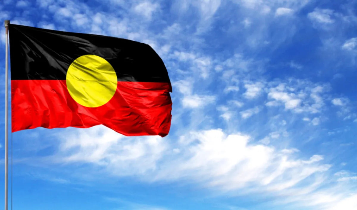 Large Australian Aboriginal Flag Indigenous of Australia Flags Heavy Duty Outdoor 90 X 150 CM - 3ft x 5ft