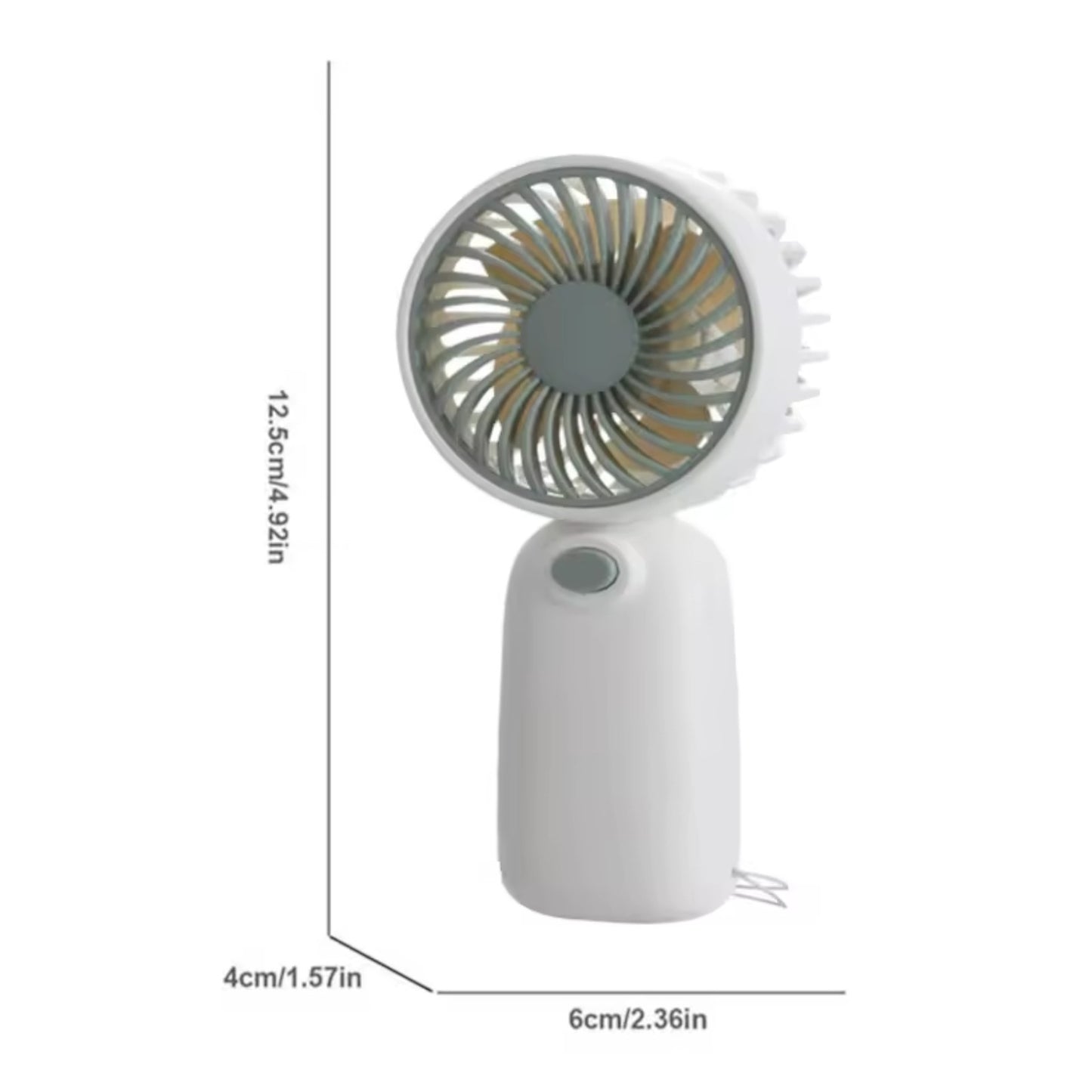 Mini Fan Convenient Small Fan Handheld Pocket Hand-held Fan Lightweight Adjustable Cute Small Fan for Outdoor and Indoor Use - My Store