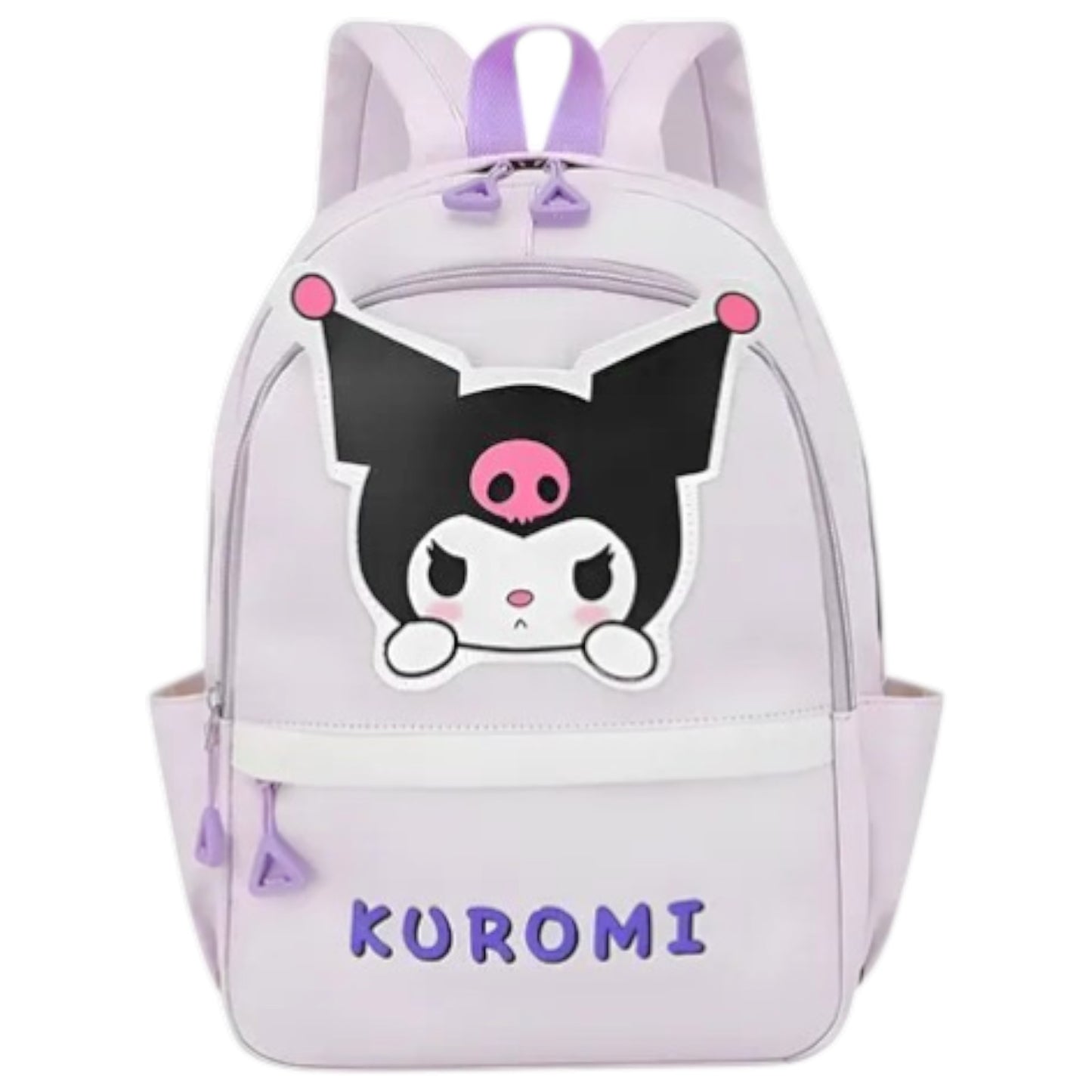 Kuromi Purple Backpack Kids Schoolbag Student - My Store
