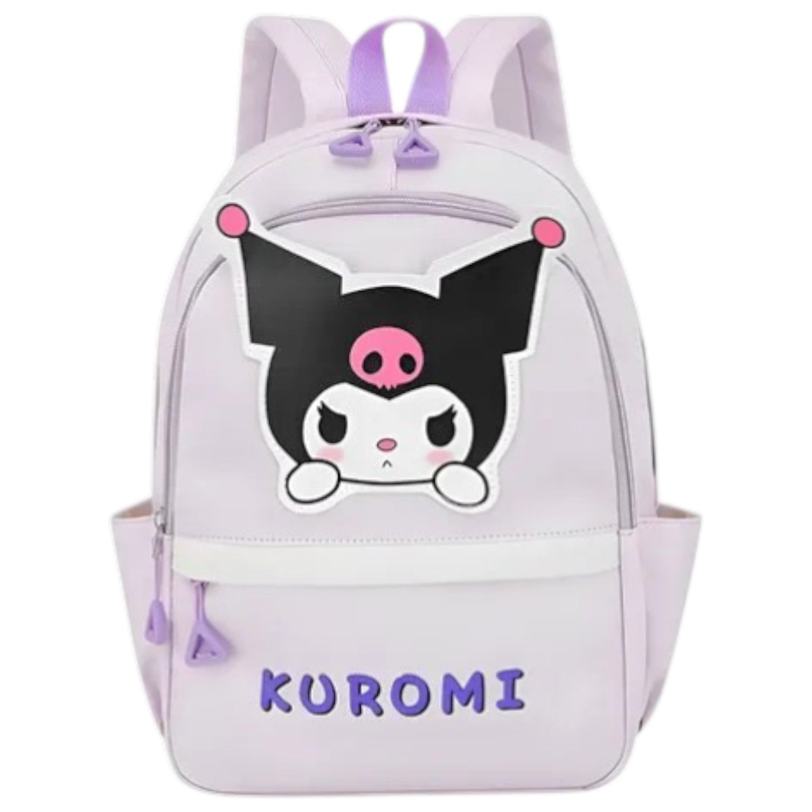 Kuromi Purple Backpack Kids Schoolbag Student - My Store