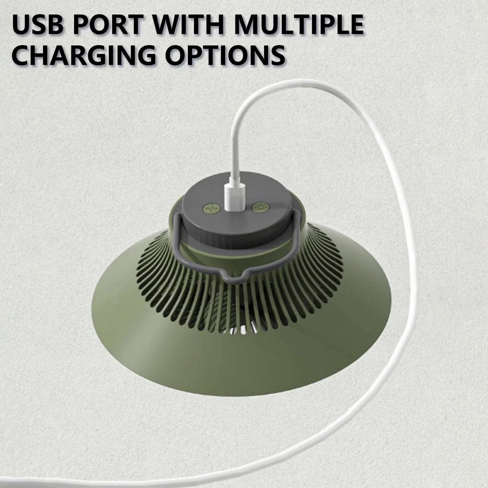 Camping Fan with LED Lights 2in1 Portable Ceiling Fan with Hanging Hook Mosquito Repellent Cooling Fan for Tent Outdoor - My Store