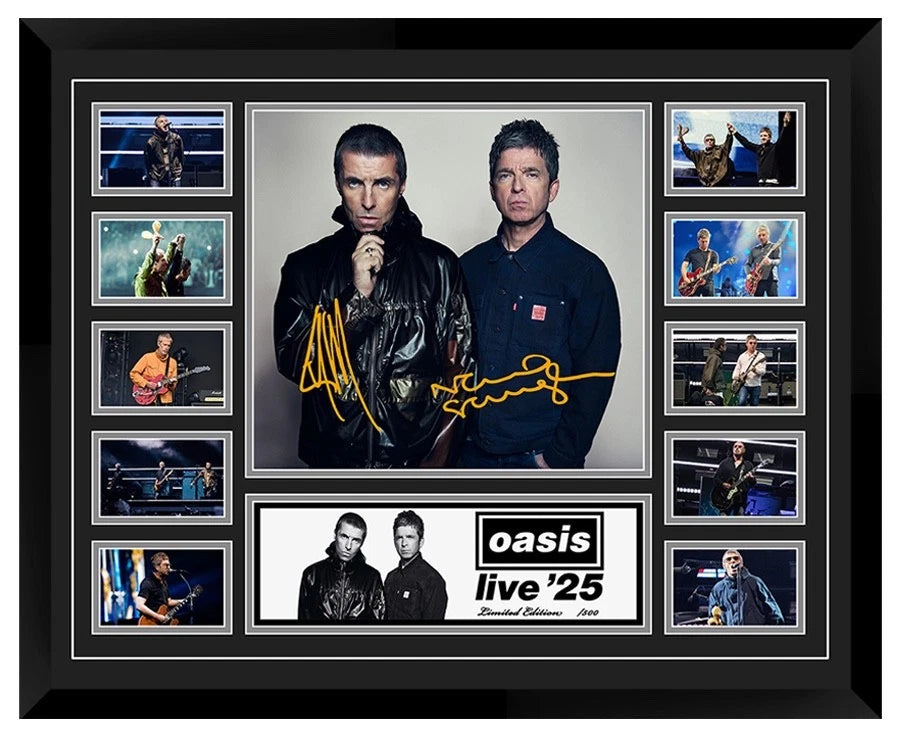 OASIS LIVE 25 TOUR AUSTRALIA Limited Photo Memorabilia Frame - My Store