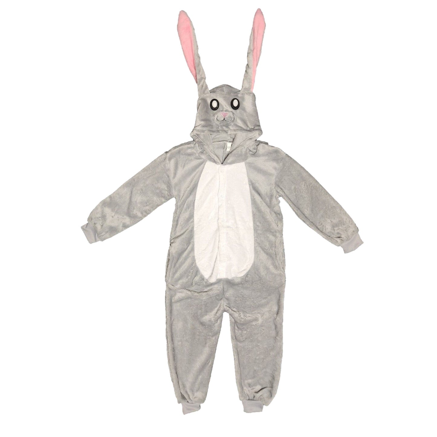 Grey One Piece Kigurumi Kid Cosplay Animal Pajamas Animals Bunny - My Store