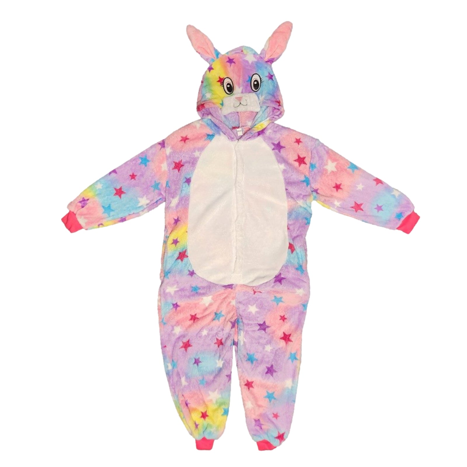 Rainbow One Piece Kigurumi Kid Cosplay Animal Pajamas Animals Bunny - My Store