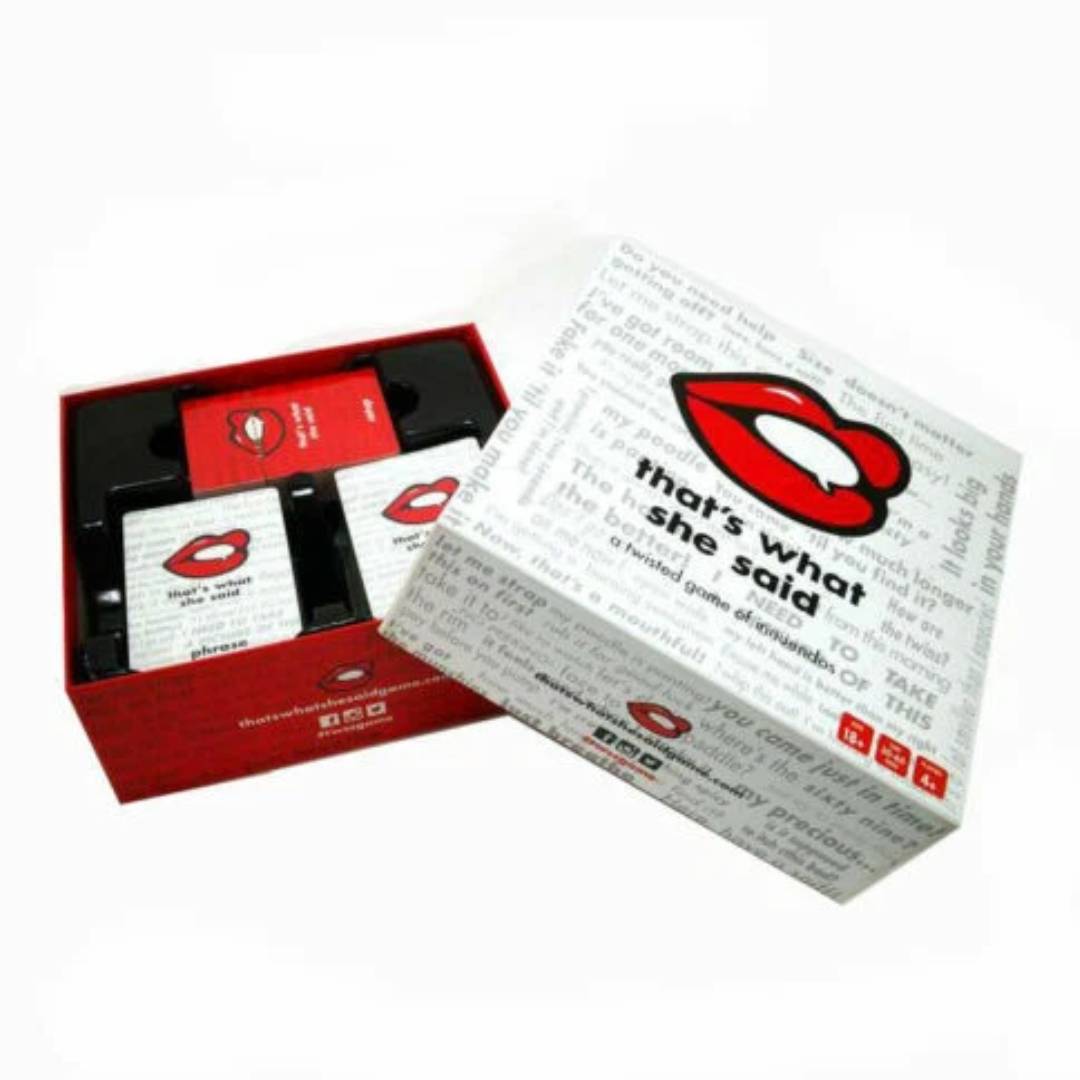 That's What She Said Card Game - Homeware Hobbies