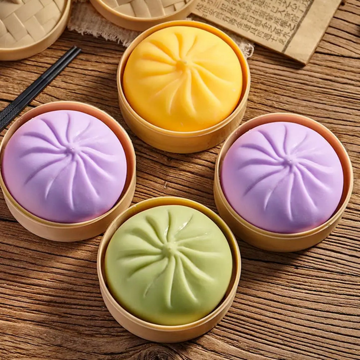 Steamed Bun Soft Fidget Pop Toy Sensory Simulation Autistic Toy Colour - My Store