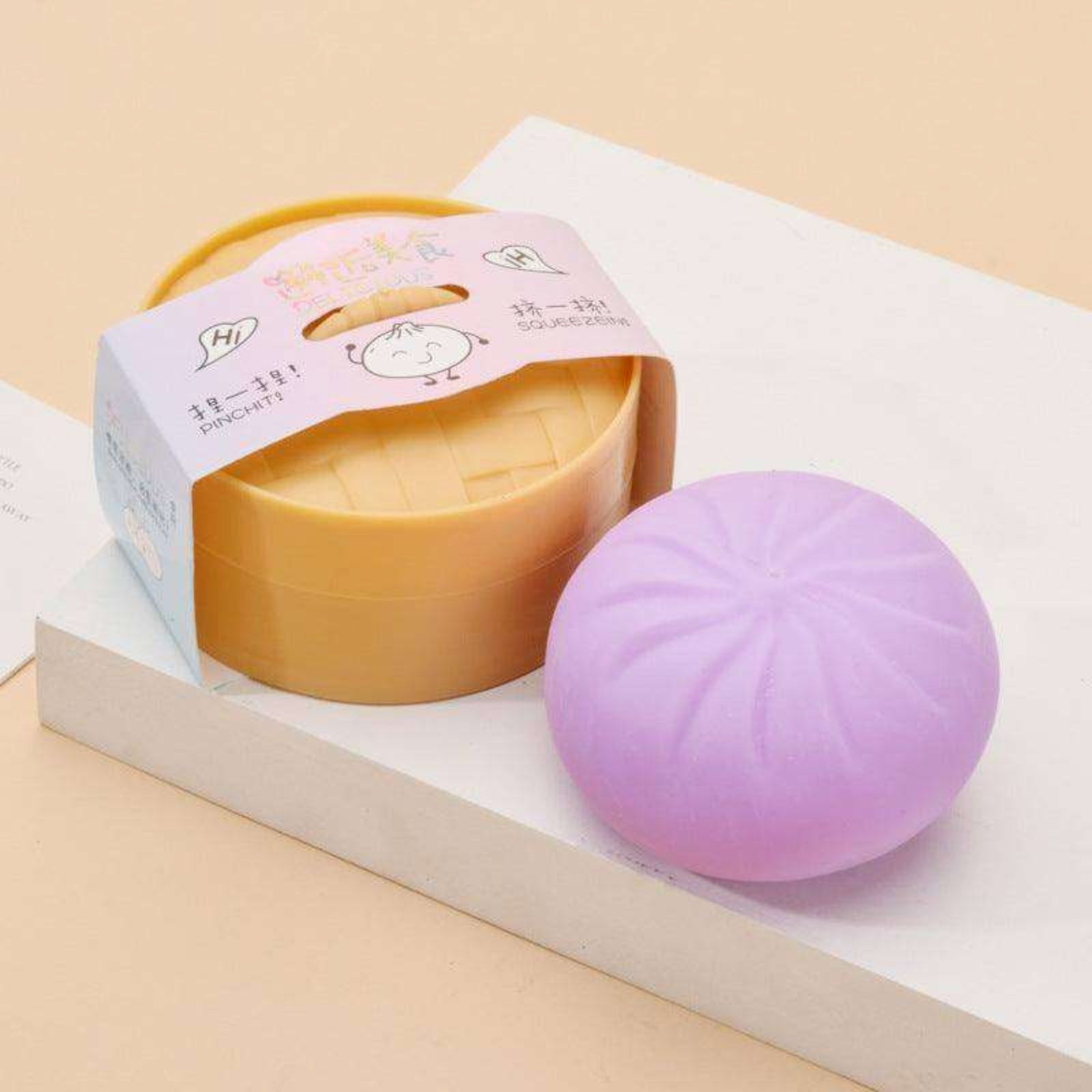 Steamed Bun Soft Fidget Pop Toy Sensory Simulation Autistic Toy Colour - My Store