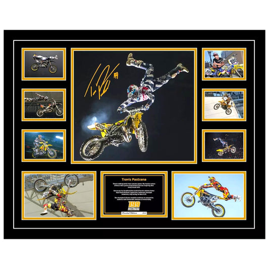 Travis Pastrana Signed Limited Photo Memorabilia Frame - My Store
