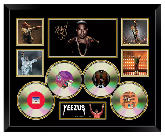 KANYE WEST GRADUATION YEEZUS Signed Limited Edition Photo Memorabilia Wooden Frame - My Store