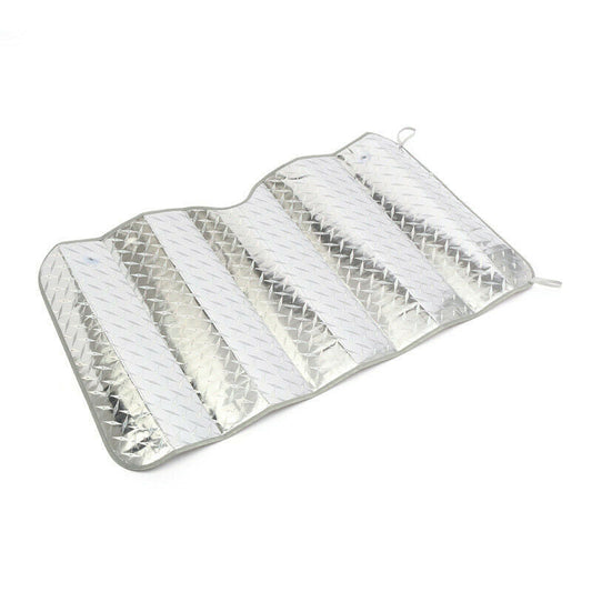 140cm Reflective Universal Car Windscreen Sun Shade Windshield Foldable Window UV - Homeware Discounts