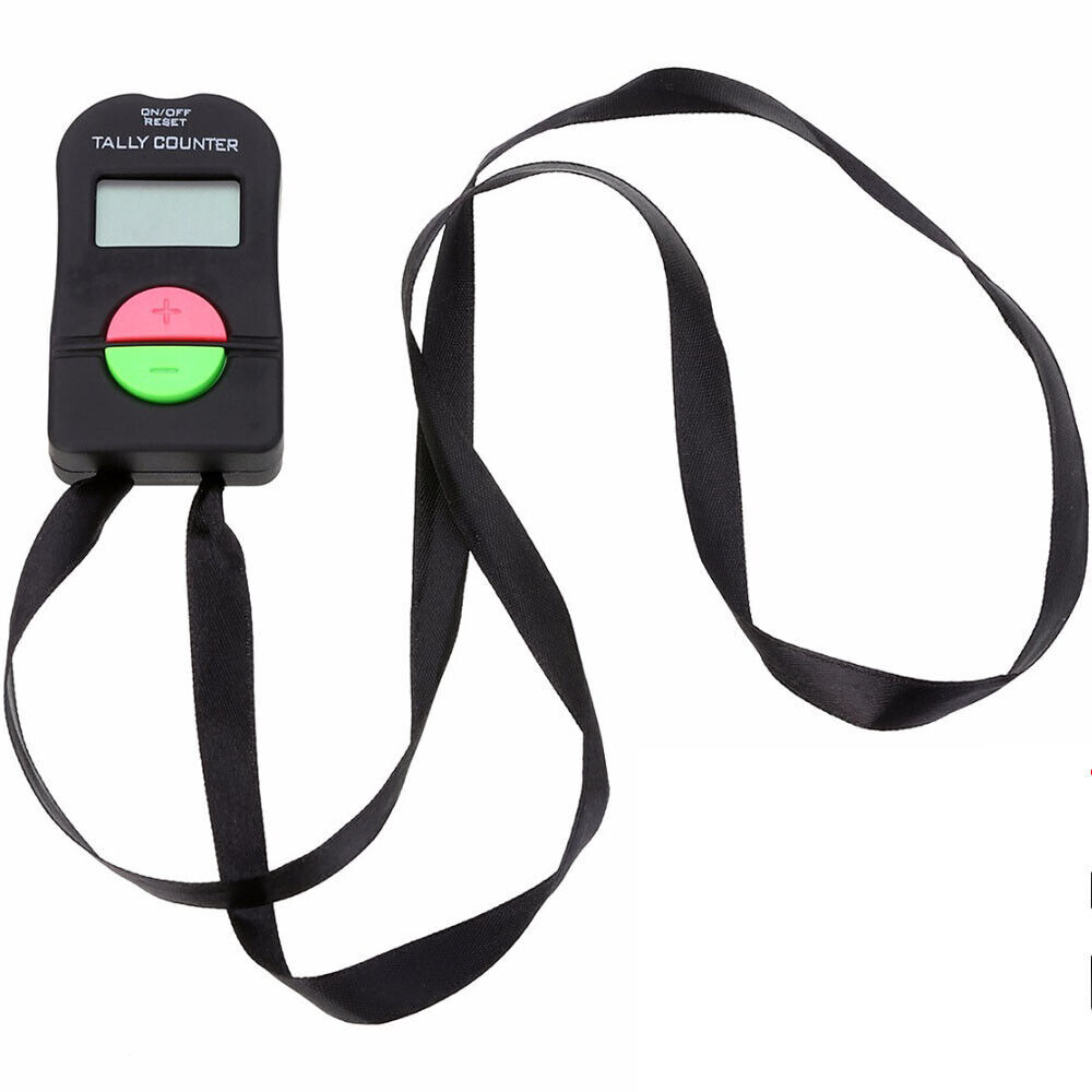 Digital Tally Counter Electronic Mini Clicker Golf Score Stroke Hand Held Finger - Homeware Discounts