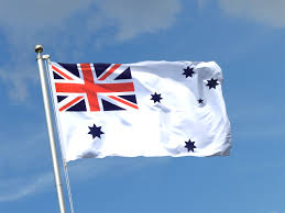 2-PACK Large Australian White Ensign Flag Heavy Duty Outdoor RAN Navy Australia 90 X 150 CM - 3ft x 5ft - My Store