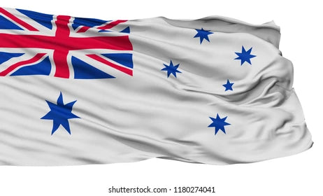 2-PACK Large Australian White Ensign Flag Heavy Duty Outdoor RAN Navy Australia 90 X 150 CM - 3ft x 5ft - My Store