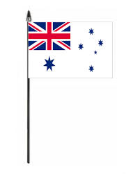 2-PACK Large Australian White Ensign Flag Heavy Duty Outdoor RAN Navy Australia 90 X 150 CM - 3ft x 5ft - My Store