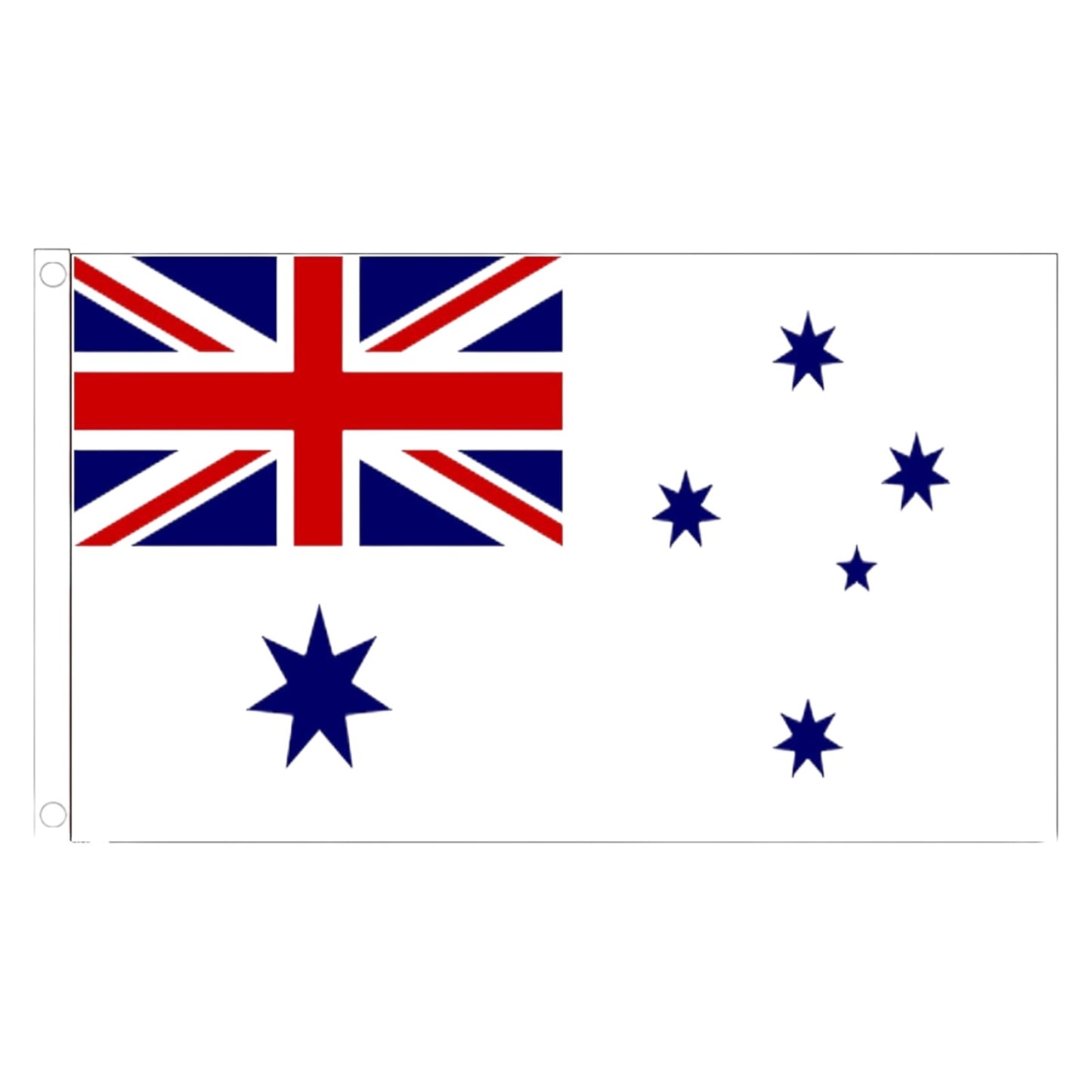 2-PACK Large Australian White Ensign Flag Heavy Duty Outdoor RAN Navy Australia 90 X 150 CM - 3ft x 5ft - My Store