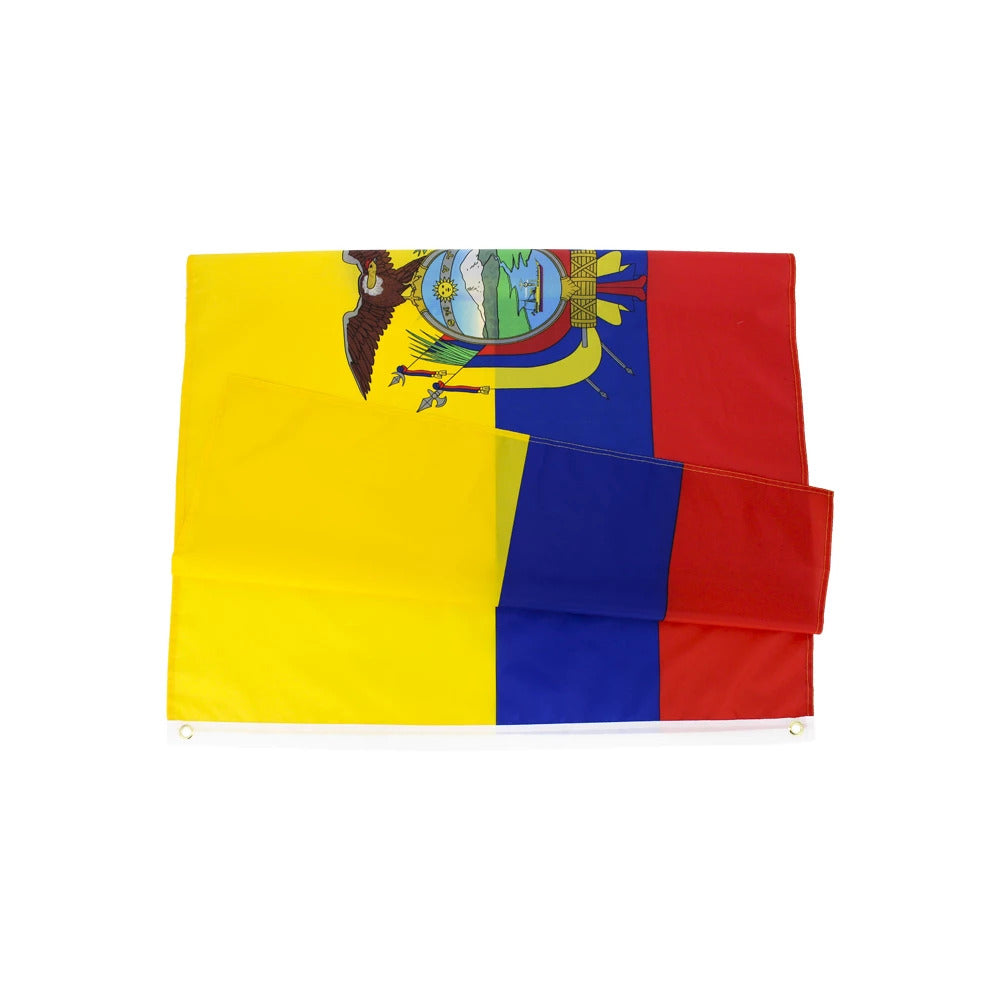 Large Ecuador Flag Heavy Duty Outdoor La Tricolor Ecuadorian 90 X 150 CM - 3ft x 5ft - Homeware Discounts