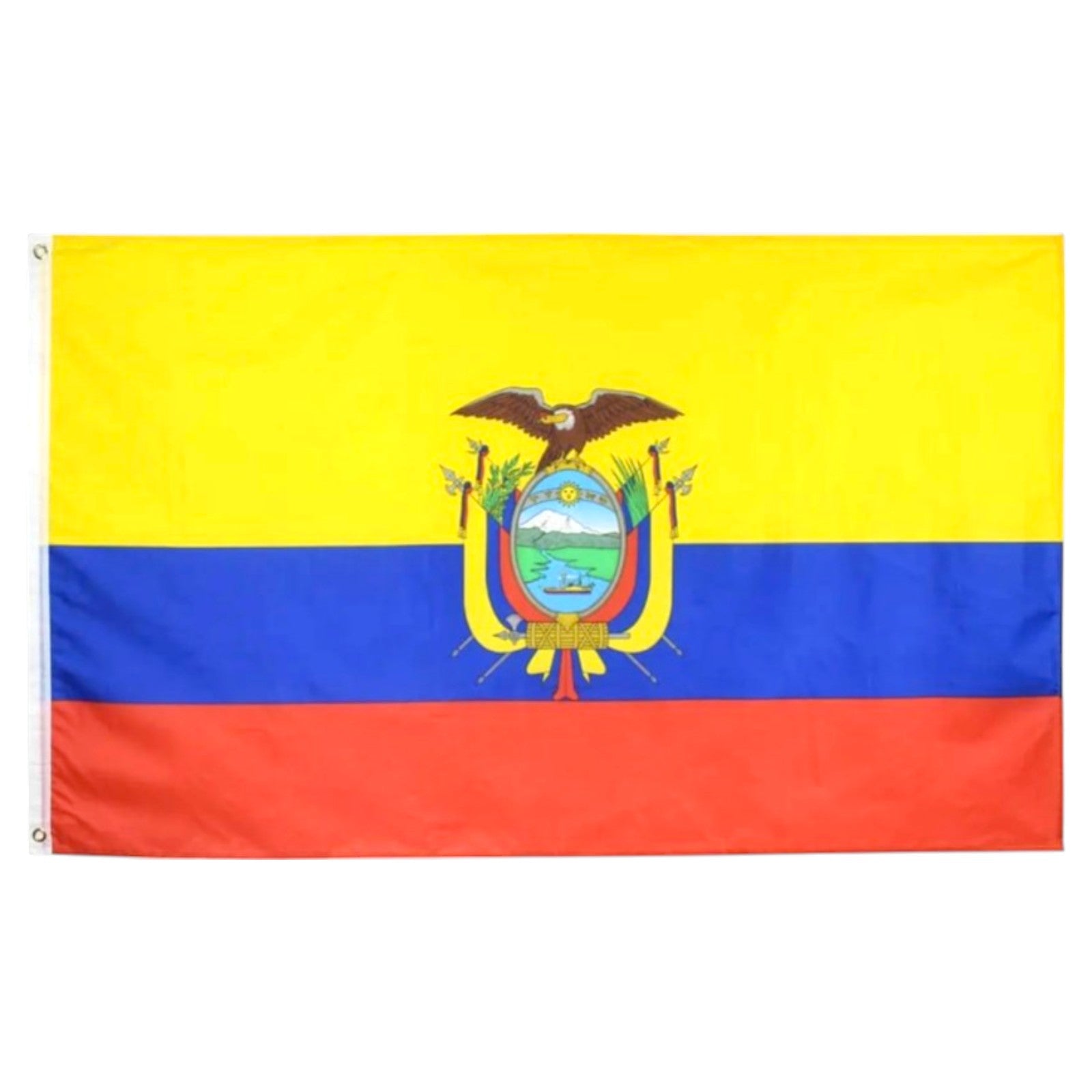 2-PACK Large Ecuador Flag Heavy Duty Outdoor La Tricolor Ecuadorian 90 X 150 CM - 3ft x 5ft - My Store