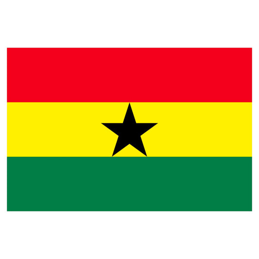 2-PACK Large Ghana Flag Heavy Duty Outdoor Ghanaian 90 X 150 CM - 3ft x 5ft - My Store
