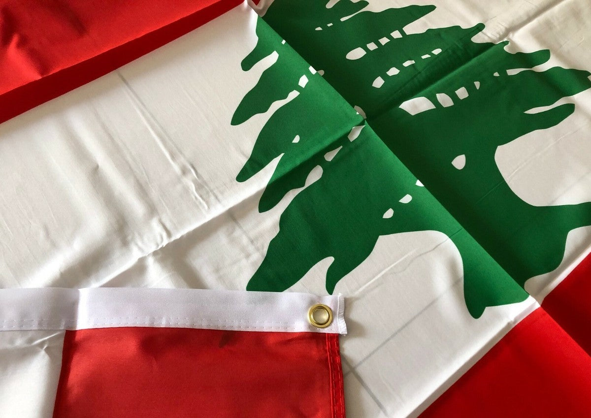 2-PACK Large Lebanon Lebanese Flag Heavy Duty Outdoor LB 90x150cm - 3x5ft - My Store