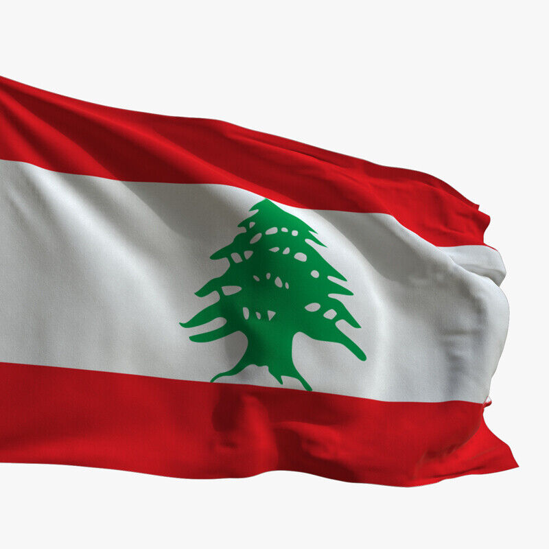 2-PACK Large Lebanon Lebanese Flag Heavy Duty Outdoor LB 90x150cm - 3x5ft - My Store