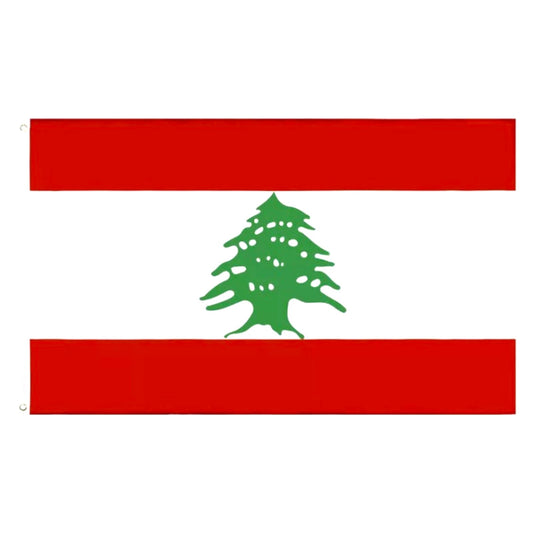 2-PACK Large Lebanon Lebanese Flag Heavy Duty Outdoor LB 90x150cm - 3x5ft - My Store