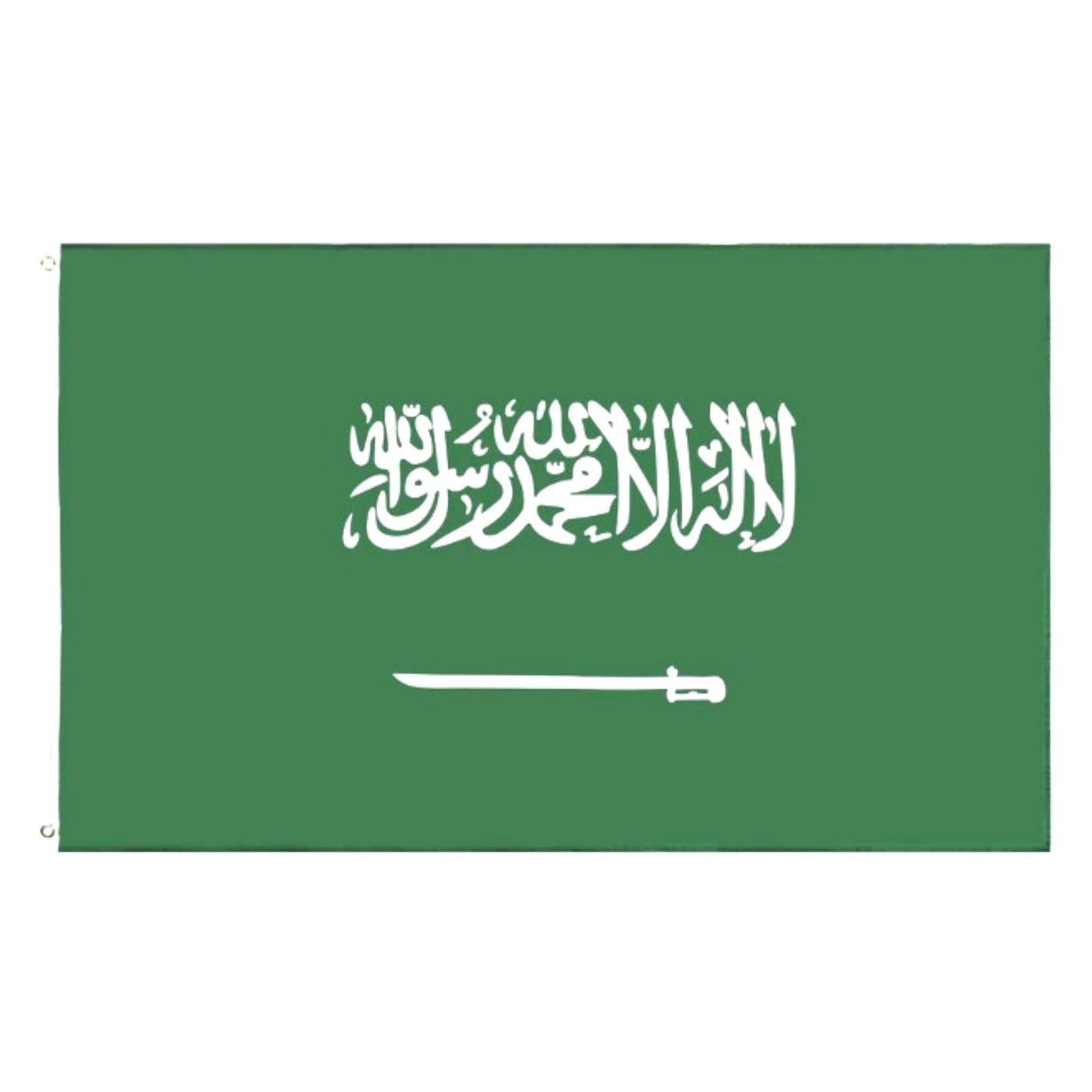 2-PACK Large Saudi Arabia Flag Heavy Duty Outdoor Saudi Arabian 90 X 150 CM - 3ft x 5ft - My Store