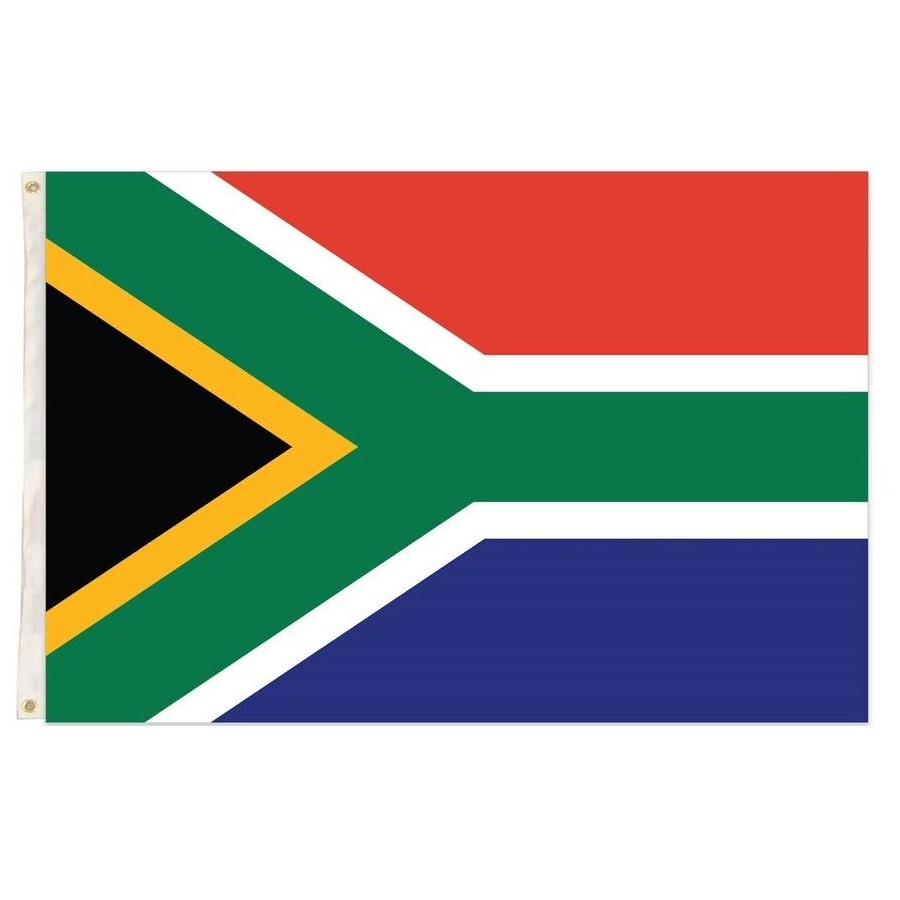 2-PACK Large South Africa Flag Heavy Duty Outdoor 90 X 150 CM - 3ft x 5ft - My Store