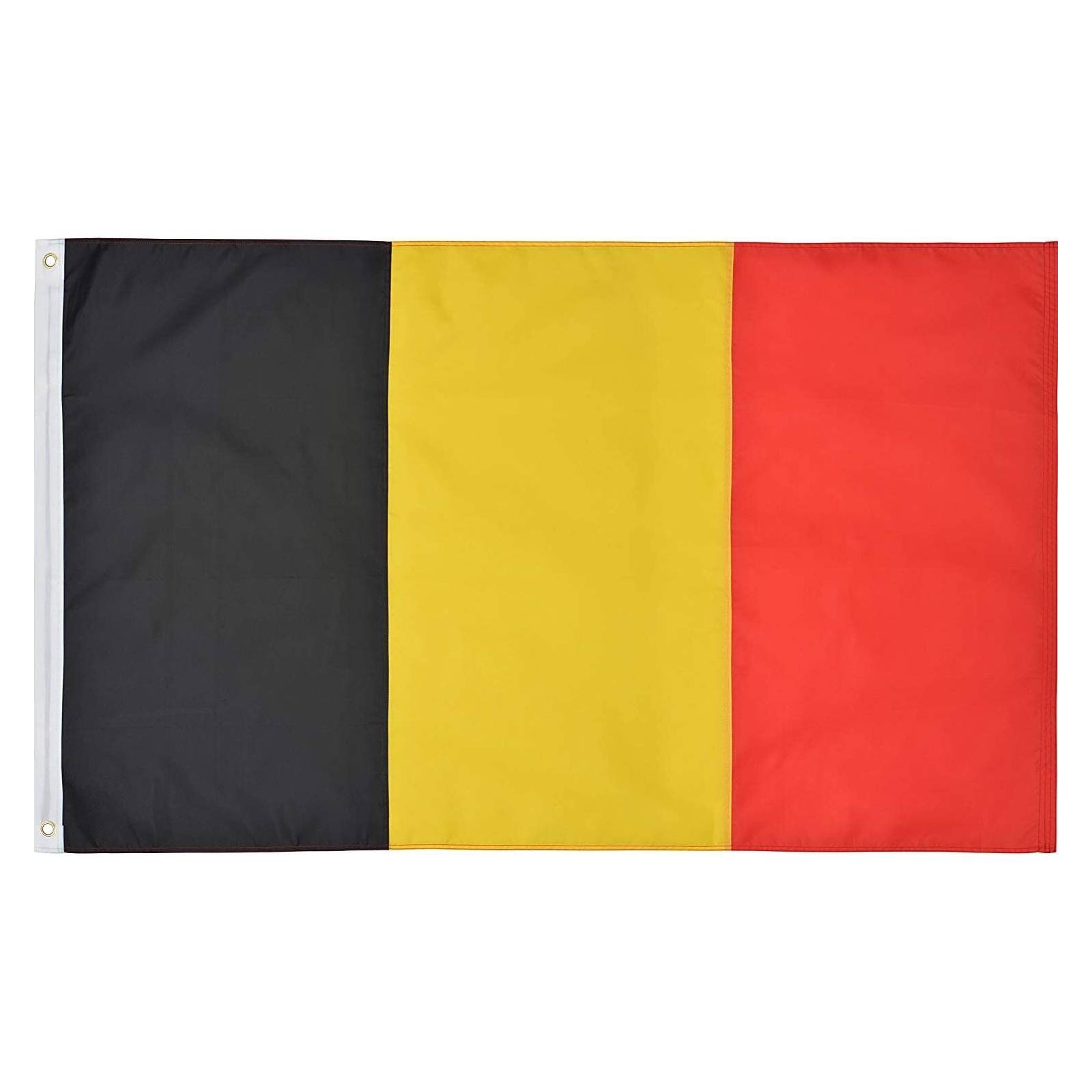 Large Belgium Belgian Flag Heavy Duty Outdoor 90 X 150 CM - 3ft x 5ft - Homeware Discounts