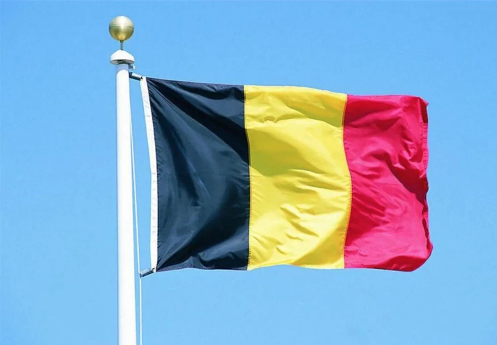 Large Belgium Belgian Flag Heavy Duty Outdoor 90 X 150 CM - 3ft x 5ft - Homeware Discounts