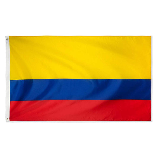 Large Colombian Flag 90cm x 150cm - 3ft x 5ft - Homeware Discounts