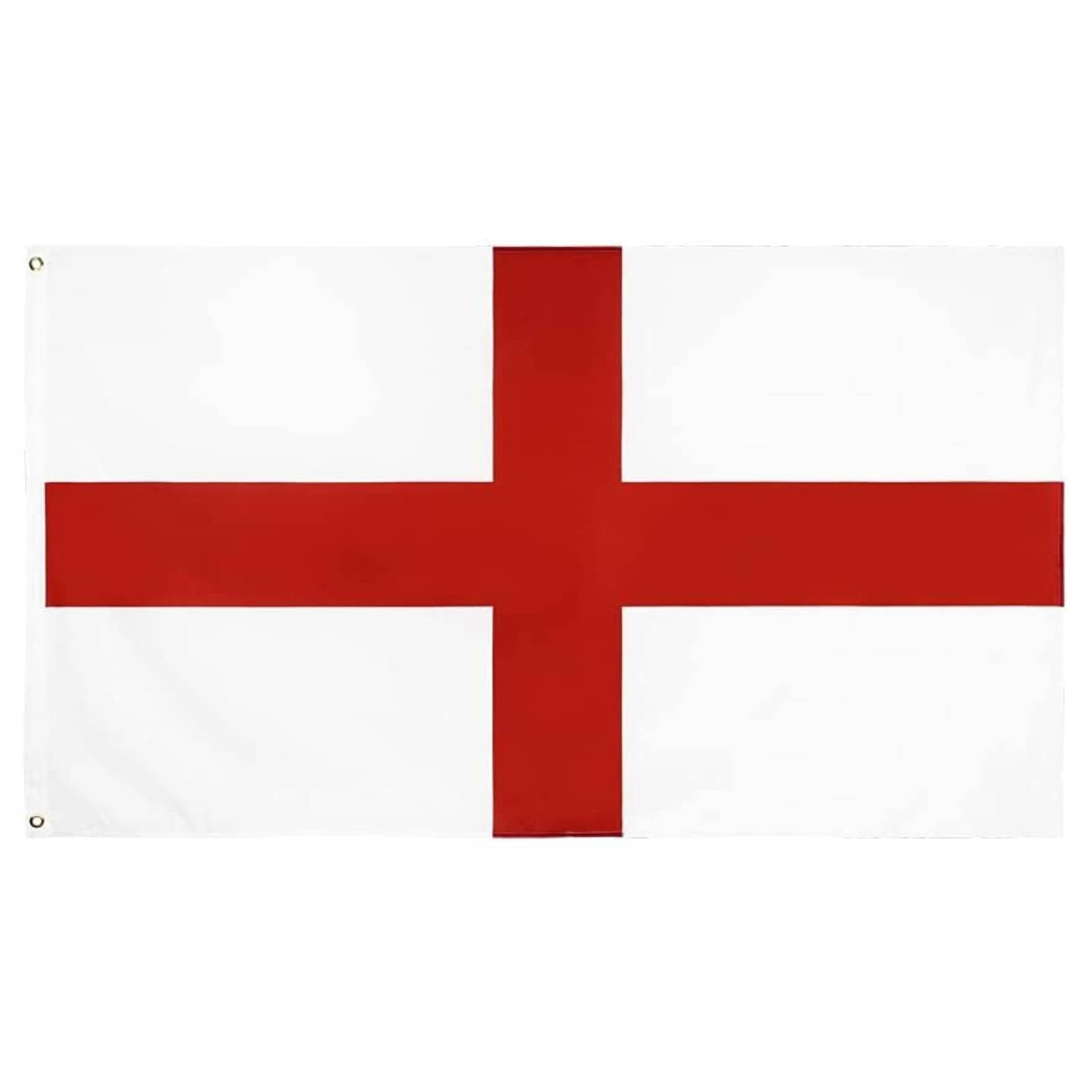 2-PACK Large England Flag St Georges Cross Heavy Duty Outdoor 90 X 150 CM - Homeware Discounts