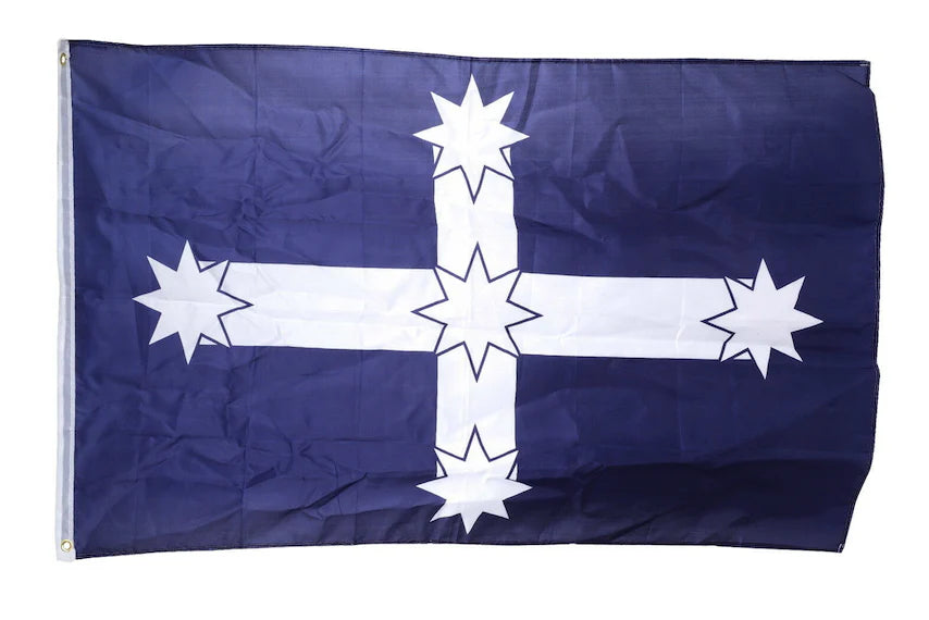 Large Eureka Stockade Flag Southern Cross Australian Aussie Oz Heavy Duty Outdoor 90cm x 150cm - Homeware Discounts