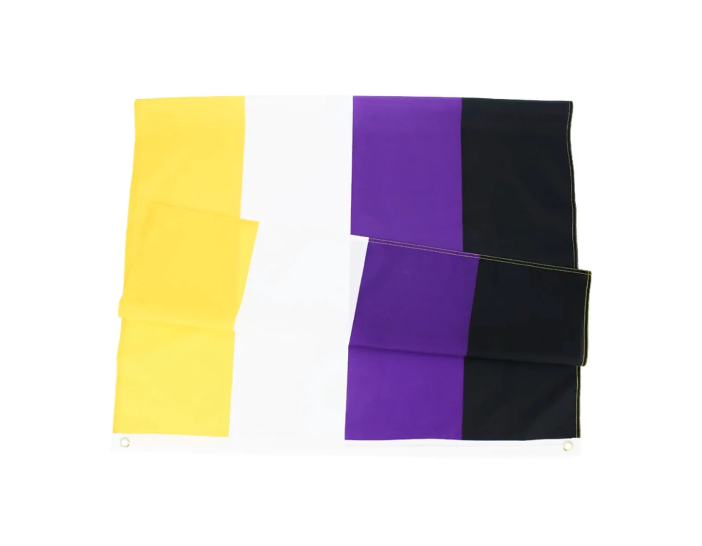 Large Non Binary Flag Heavy Duty Outdoor 90 X 150 CM - 3ft x 5ft - Homeware Discounts