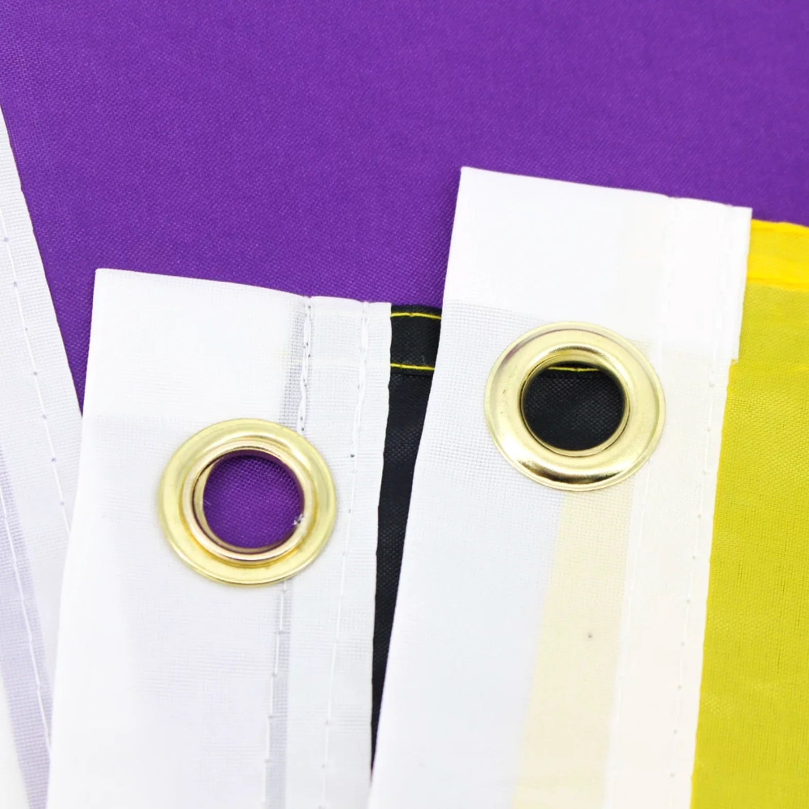 Large Non Binary Flag Heavy Duty Outdoor 90 X 150 CM - 3ft x 5ft - Homeware Discounts