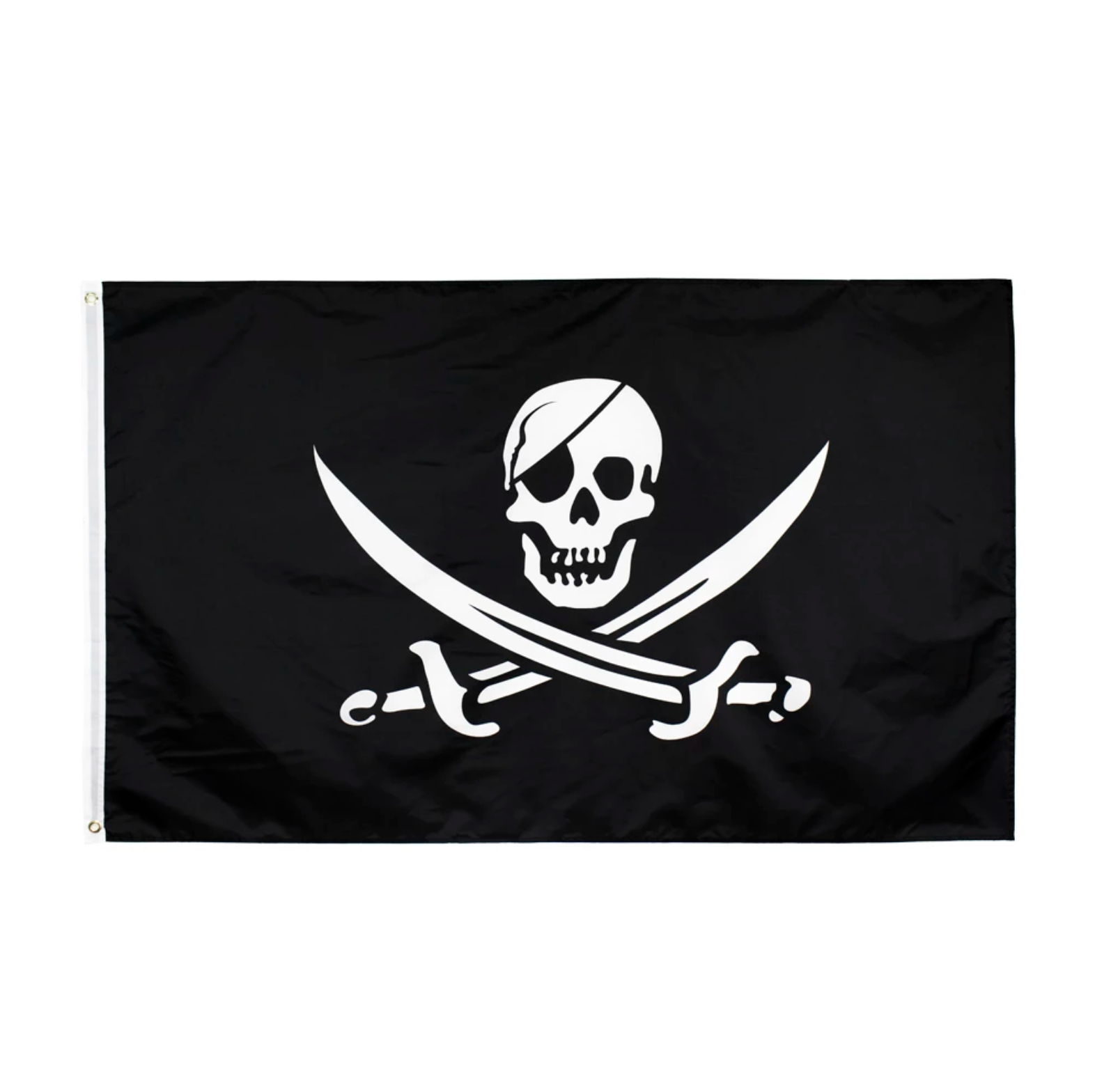 Large Pirate Flag Jack Rackham Jolly Roger Skull & Crossbone 90 X 150 CM - 3ft x 5ft - Homeware Discounts
