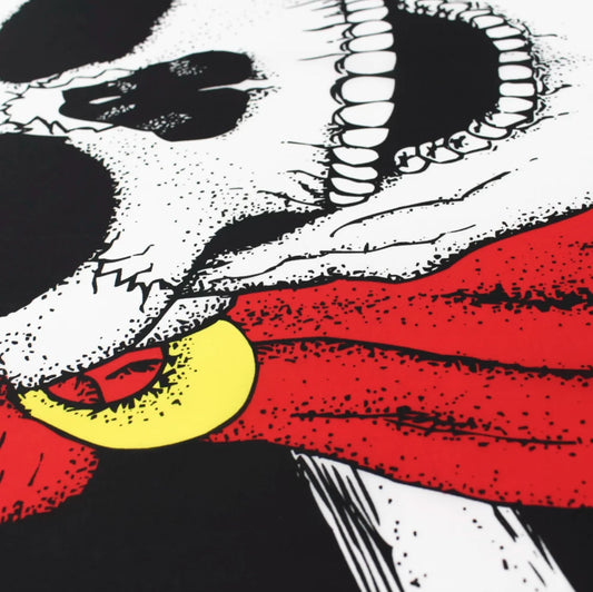 Large Pirate Flag Red Scarf Jolly Roger Skull & Crossbone 90 X 150 CM - 3ft x 5ft - Homeware Discounts