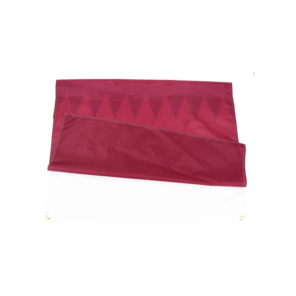 Large Qatar Flag Heavy Duty Outdoor 90 X 150 CM - 3ft x 5ft - Homeware Discounts