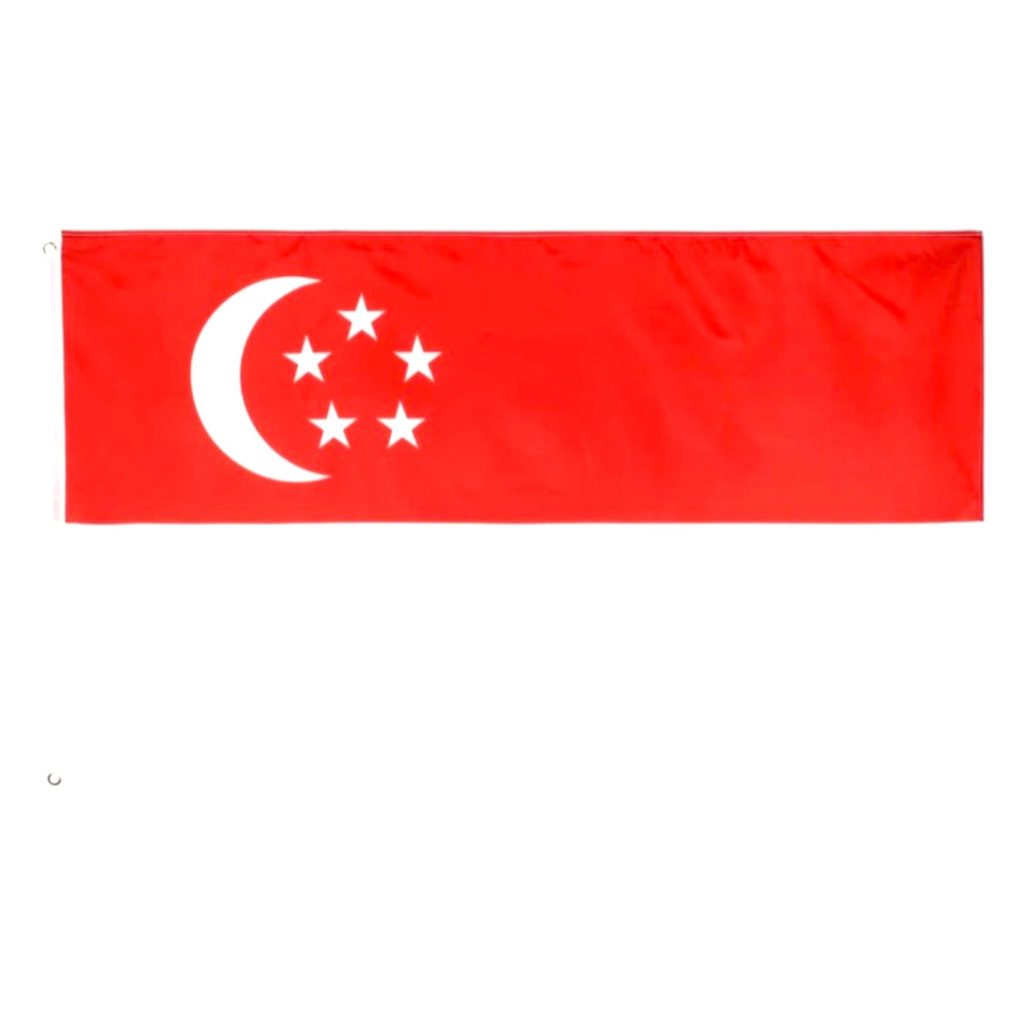Large Singapore Singaporean Flag Heavy Duty Outdoor 90 X 150 CM - 3ft x 5ft - My Store