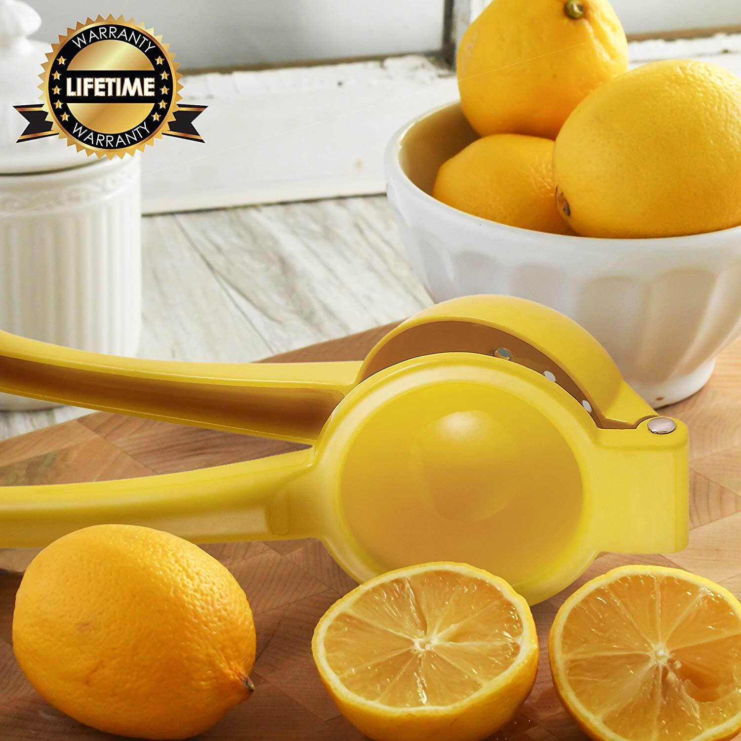 Premium Quality Metal Lemon Squeezer Handheld Juicer Presser Citrus Juice Lime - Homeware Discounts
