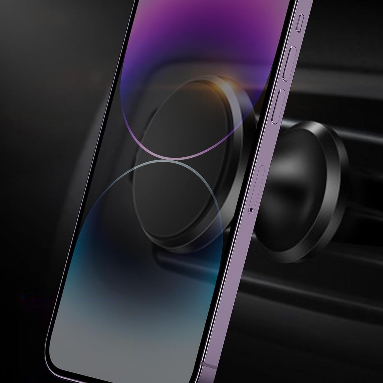 360 Degree Adjustable Magnetic Car Mount Universal Stick On Mount Dashboard Magnetic Phone Holder for Car Cell Phones - My Store