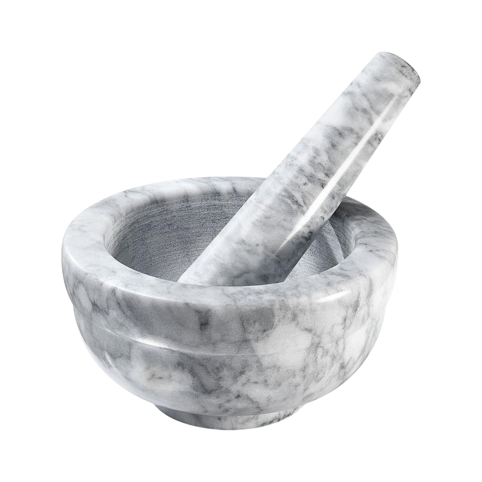 Small Heavy Duty Solid Granite Mortar & Pestle Set Unpolished Spice Grinder Grinding Bowl - My Store
