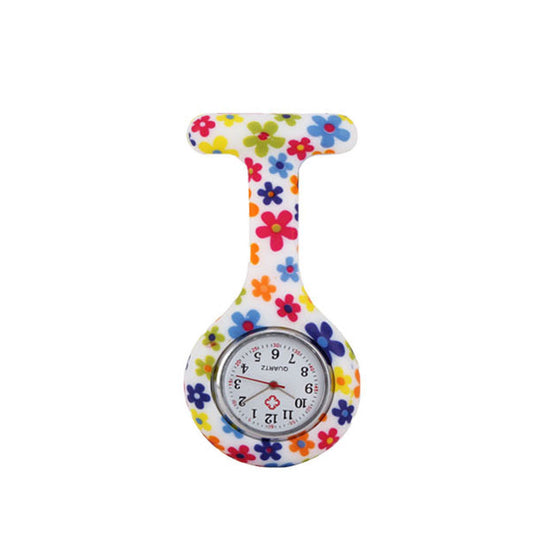 Silicone Nurse Watch Brooch Tunic Fob Nursing Nurses Pendant Pocket - Homeware Discounts