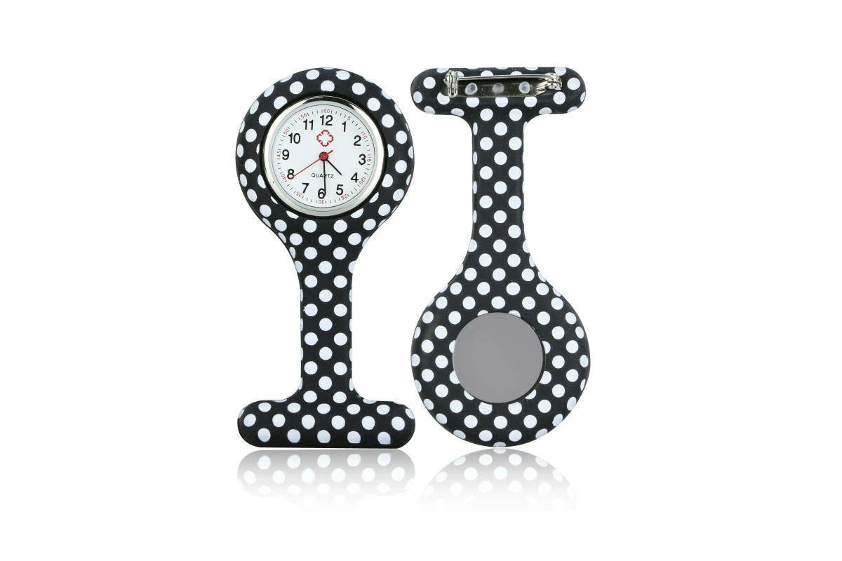Silicone Nurse Watch Brooch Tunic Fob Nursing Nurses Pendant Pocket - Homeware Discounts