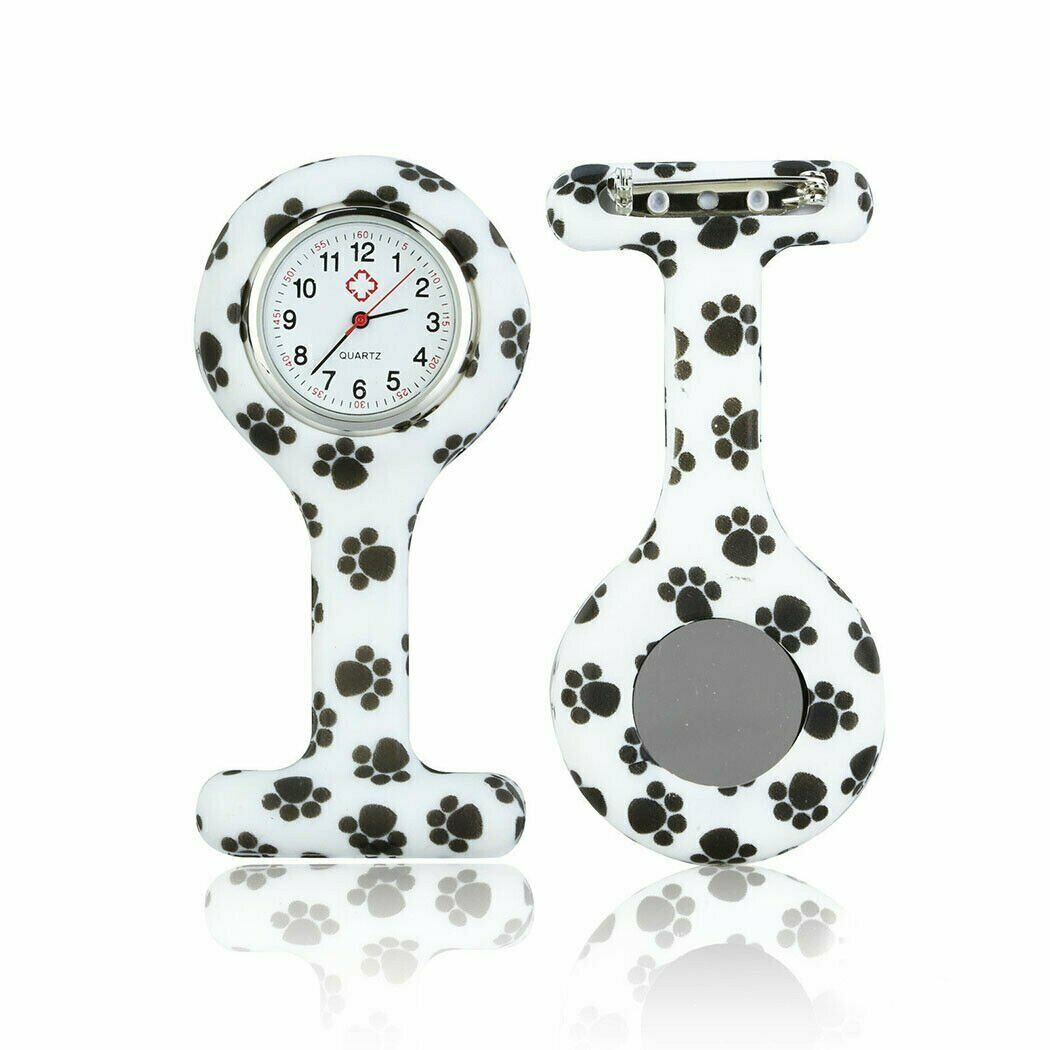Silicone Nurse Watch Brooch Tunic Fob Nursing Nurses Pendant Pocket - Homeware Discounts